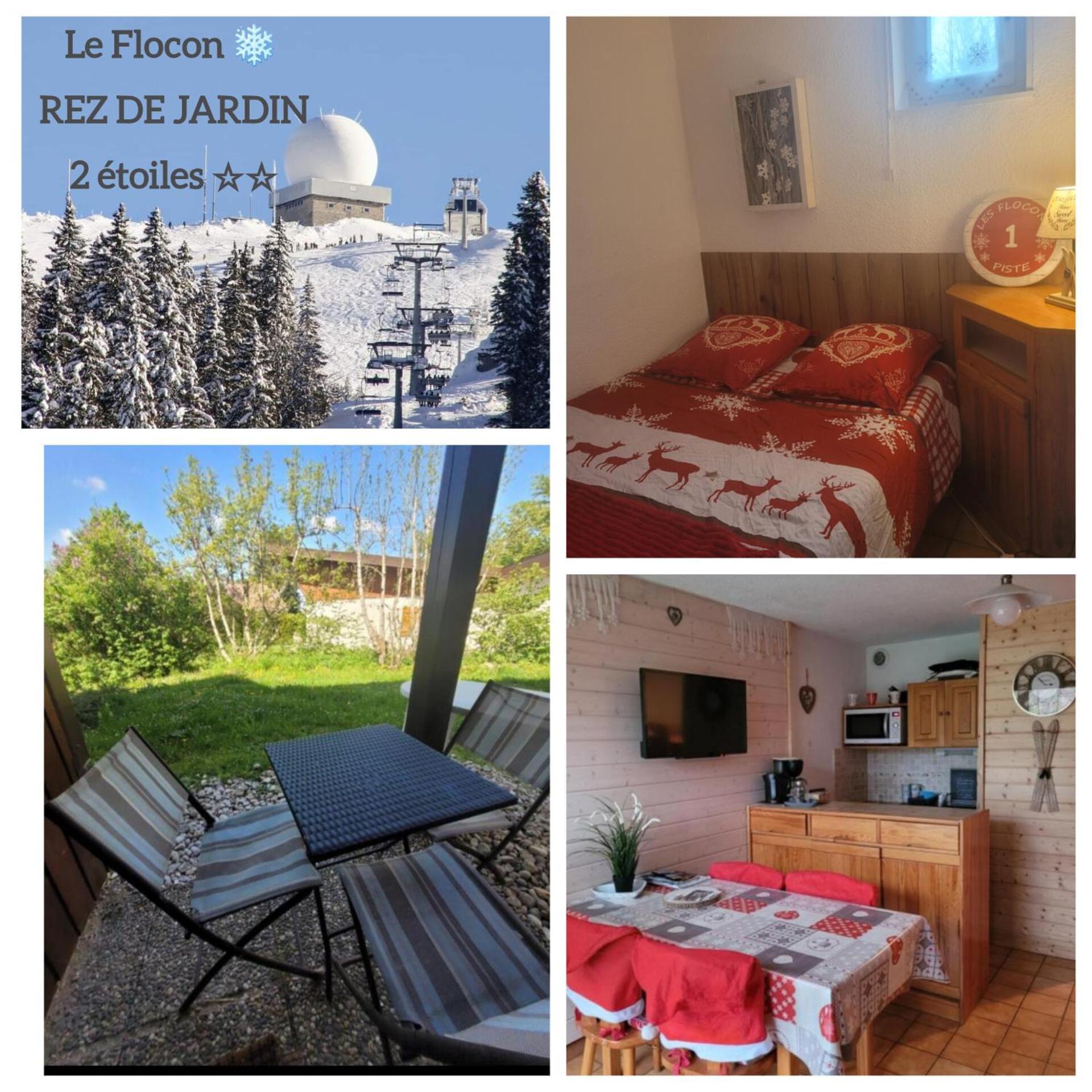 Appartement Le Flocon, Joli Petit Cocon 4 Pers En Rez De Jardin Draps Inclus Les Rousses Dış mekan fotoğraf